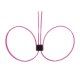 ZIP TIE ESPOSAS DE CREMALLERA ROSA VIBRASHOP