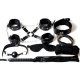 SET BONDAGE 8 PIEZAS NEGRO VIBRASHOP