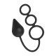 Anillo para el pene & plug master series triple threat Vibrashop
