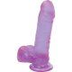 BALLSY PENE REALiSTICO CON BASE SUCCIoN MORADO VIBRASHOP