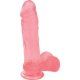 BALLSY PENE REALiSTICO CON BASE SUCCIoN 22 CM ROSA VIBRASHOP