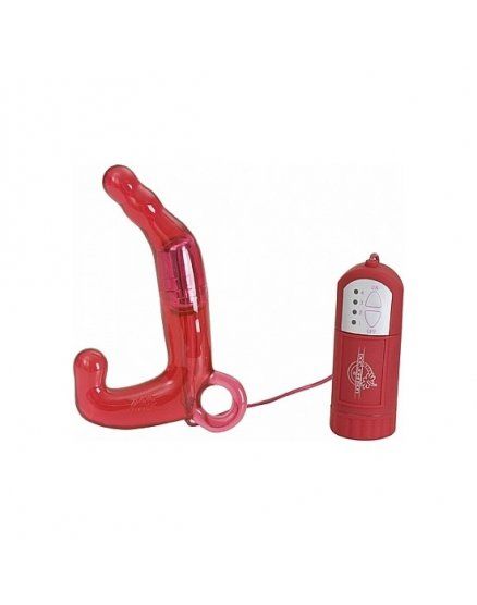 ESTIMULADORES PUNTO P DOC JOHNSON MEN PLEASURE WAND - RED VIBRASHOP