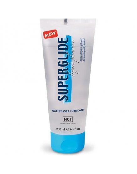 SUPERGLIDE LIQUID PLEASURE LUBRICANTE BASE DE AGUA 200 ML VIBRASHOP