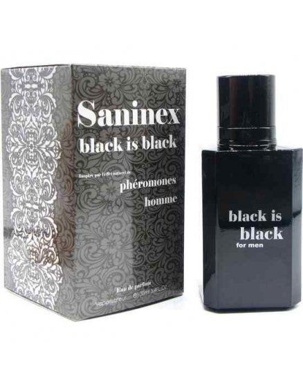 SANINEX PERFUME PHeROMONES BLACK IS BLACK MEN VIBRASHOP