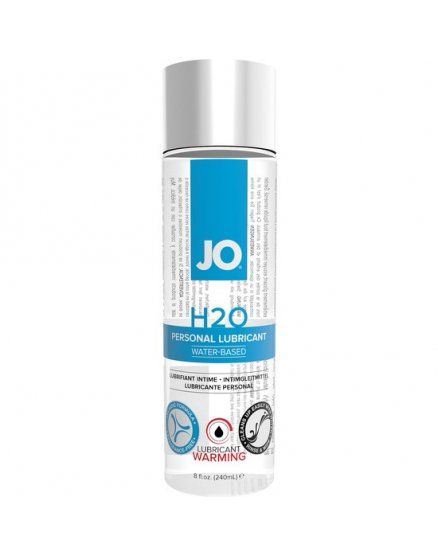 JO H20 LUBRICANTE BASE DE AGUA EFECTO CALOR 240 ML VIBRASHOP