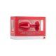 BUTTPLUG DIAMANTE LARGO ROJO VIBRASHOP