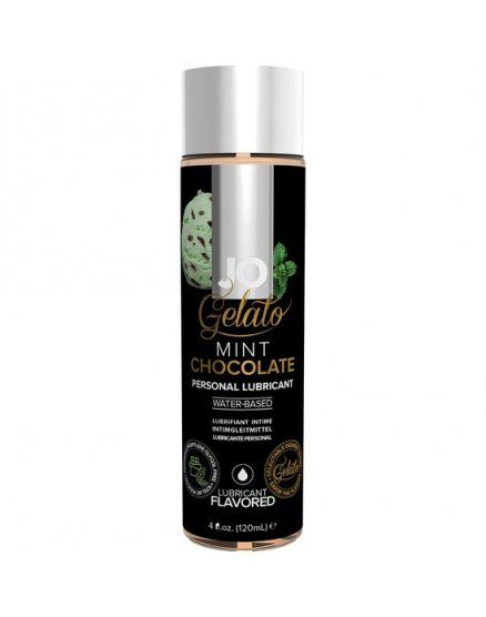 JO GELATO LUBRICANTE SABORES CHOCOLATE CON MENTA 120ML VIBRASHOP