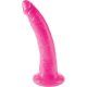 DILDO 17 CM DELGADO ROSA VIBRASHOP