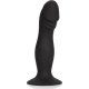 DILDO ANAL DE SILICONA NEGRO VIBRASHOP