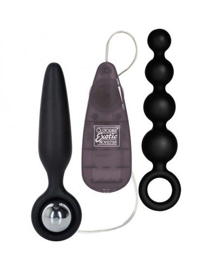 CONSOLADORES MASCULINOS BOOTY CALL KIT NEGRO VIBRASHOP