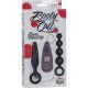 CONSOLADORES MASCULINOS BOOTY CALL KIT NEGRO VIBRASHOP