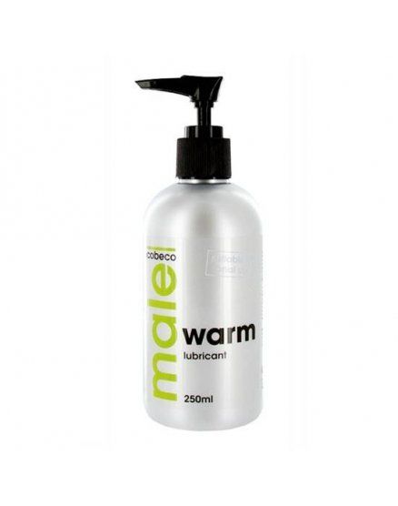 male lubricante efecto calor 250 ml VIBRASHOP