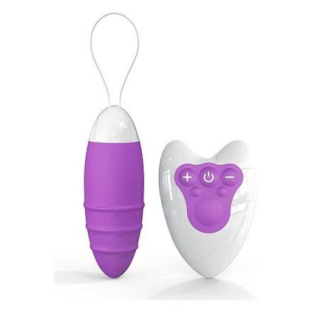 Juguetes sexuales para parejas: HUEVOS VIBRADORES LOVE EGG MORADO en Vibrashop