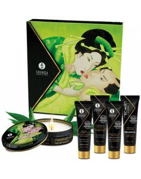 ACEITES MASAJES SENSUAL KIT GEISHA SHUNGA VIBRASHOP