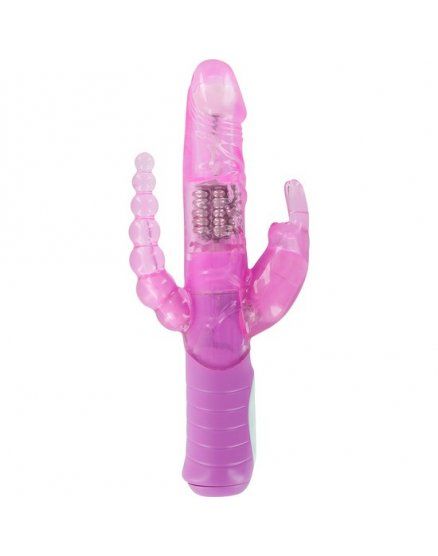 CONEJITO PLACER DUAL ROSA VIBRASHOP