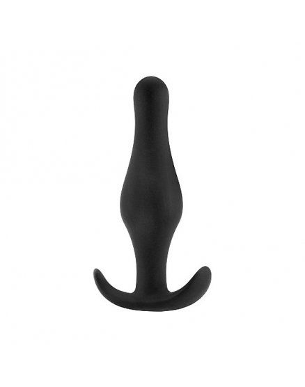 BUTT PLUG SHOTS TOYS - WITH HANDLE - MEDIUM - BLACK VIBRASHOP