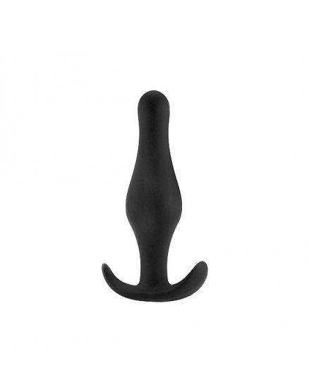 BUTT PLUG SHOTS TOYS - WITH HANDLE - SMALL - BLACK VIBRASHOP