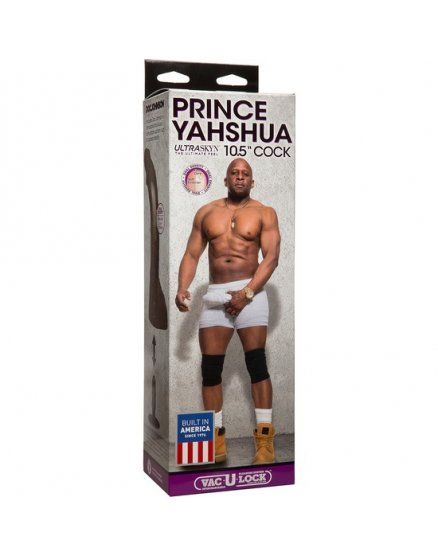 PENE REALÍSTICO PRINCE YAHSHUA 27 CM NEGRO VIBRASHOP