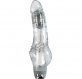 VIBRADOR MASAJEADOR 23 CM TRANSPARENTE