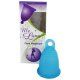 COPA MENSTRUAL CLASICA ANILLA AZUL MEDIANA VIBRASHOP