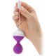 BOLAS DE SILICONA CON VIBRADOR CLARITY - MORADO VIBRASHOP