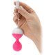 BOLAS DE SILICONA CON VIBRADOR CLARITY ROSA VIBRASHOP