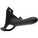 ZORO PENE SILICONA 14 CM CON ARNeS NEGRO VIBRASHOP