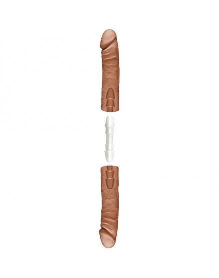 PENE REALÍSTICO DOBLE 41 CM CARAMELO– THE D VIBRASHOP