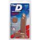 PENE REALÍSTICO 17CM CARAMELO – THE D VIBRASHOP