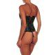 INTIMAX CORSET LENCERIA DE CUERO NEGRO VIBRASHOP