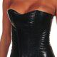 INTIMAX CORSET LENCERIA DE CUERO NEGRO VIBRASHOP