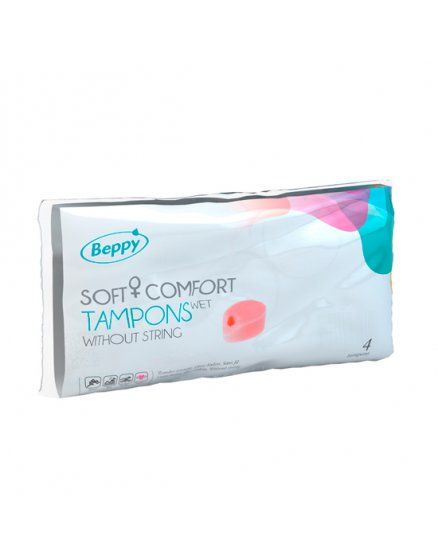 BEPPY TAMPONES LUBRICADOS 4 UDS VIBRASHOP