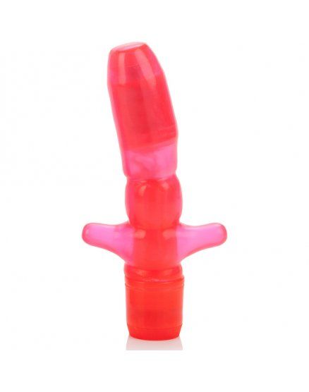 PLUG VIBRADOR ANAL FORMA T - ROSA VIBRASHOP