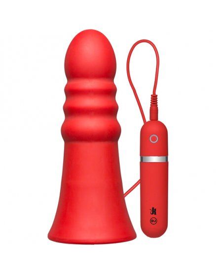 ESTIMULADOR ANAL KINK 20 CM ROJO VIBRASHOP