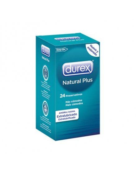 PRESERVATIVOS NATURAL PLUS DUREX VIBRASHOP