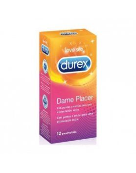 PRESERVATIVOS DAME PLACER DUREX VIBRASHOP