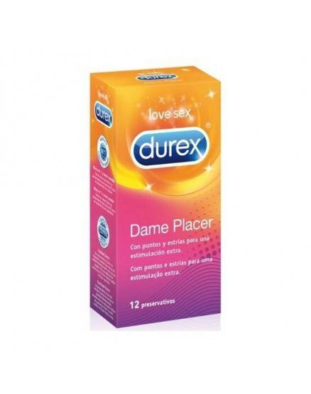 PRESERVATIVOS DAME PLACER DUREX VIBRASHOP