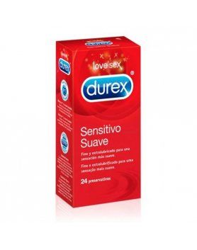 PRESERVATIVOS SENSITIVO SUAVE DUREX VIBRASHOP