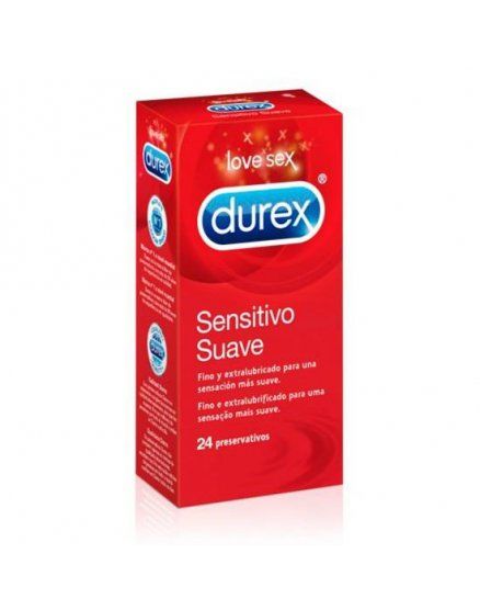 PRESERVATIVOS SENSITIVO SUAVE DUREX VIBRASHOP