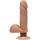 THE PERFECT D - PENE CON VIBRADOR 18 CM CARAMELO VIBRASHOP