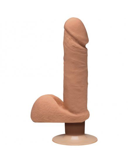 THE PERFECT D - PENE CON VIBRADOR 18 CM CARAMELO VIBRASHOP