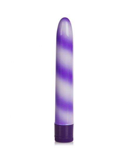 ESTIMULADOR DE CLÍTORIS CANDY CANE MORADO VIBRASHOP