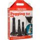 VACULOCK SILICONE PEGGING KIT ARNÉS CON DILDOS NEGRO VIBRASHOP