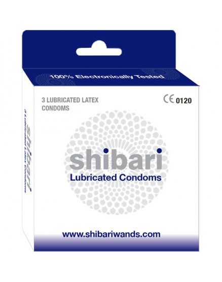 SHIBARI PRESERVATIVOS DE LaTEX LUBRICADOS CAJA DE 3 UDS VIBRASHOP