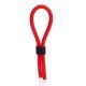 SILICONE STUD LASSO ANILLO PARA EL PENE DE SILICONA ROJO VIBRASHOP