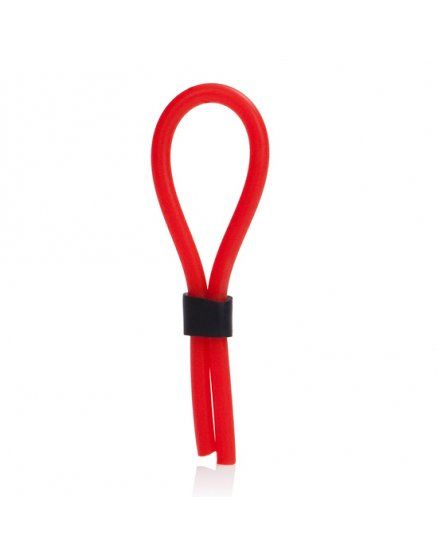 SILICONE STUD LASSO ANILLO PARA EL PENE DE SILICONA ROJO VIBRASHOP