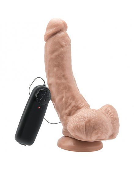 PENE REALÍSTICO CON VIBRADOR 20,5CM NATURAL VIBRASHOP