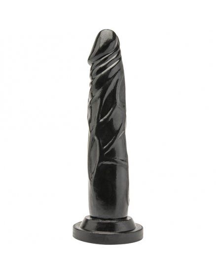 JUGUETES PARA CHICAS - PENE REALÍSTICO 18 CM NEGRO VIBRASHOP