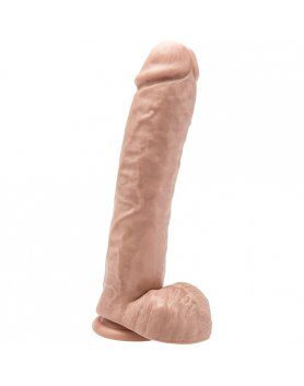 PENE REALÍSTICO CON TESTÍCULOS 28CM NATURAL VIBRASHOP
