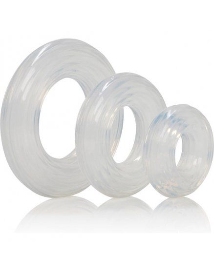 ANILLOS PARA EL PENE CALEXOTICS - PREMIUM SILICONE RING SET VIBRASHOP